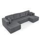 Modern Minimalist U - Shape Modular Sectional Sofa - Furniture Home Direct