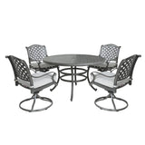 Outdoor Aluminum Dining Set With Cushion - Furniture Home Direct
