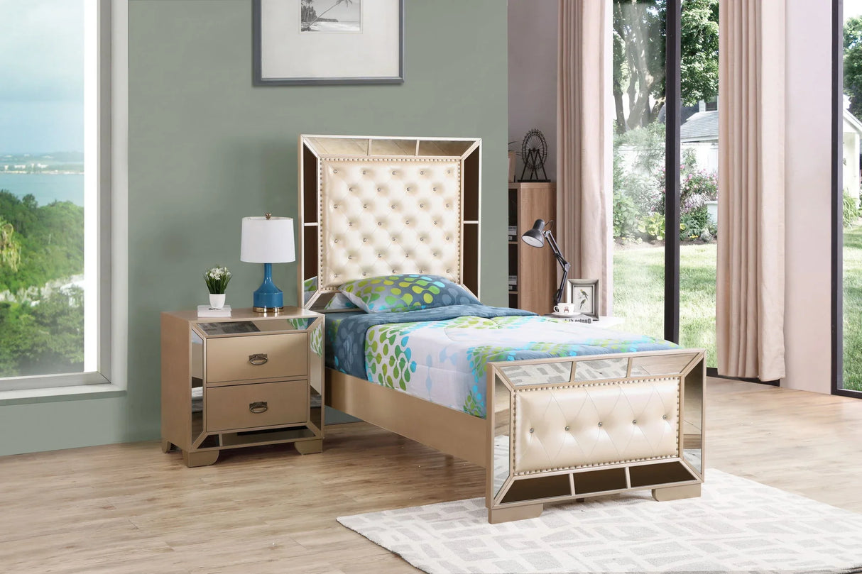 Stylish Contemporary Bed With Minimalist Design - Furniture Home Direct