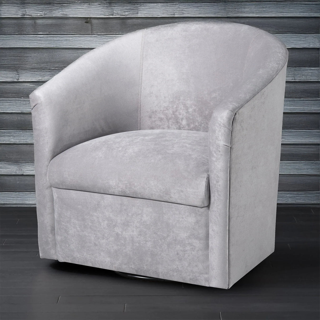 Eden - Swivel Chair With Microfiber Upholstery And Hardwood Frame - Furniture Home Direct