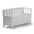 Acadian - Entryway Storage Bench, Handcrafted - Furniture Home Direct