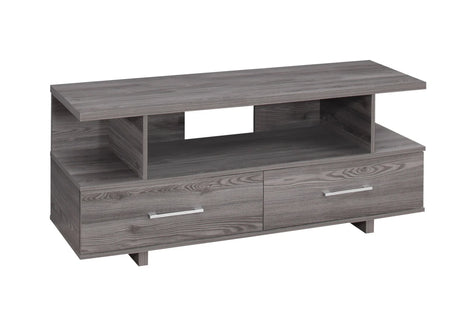 TV Stand, Console, Media Entertainment Center, Storage Cabinet, Elegant Design - Gray - Furniture Home Direct