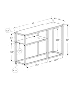 Accent Console Table For Entryway, Contemporary & Convenient Design - Gray - Furniture Home Direct