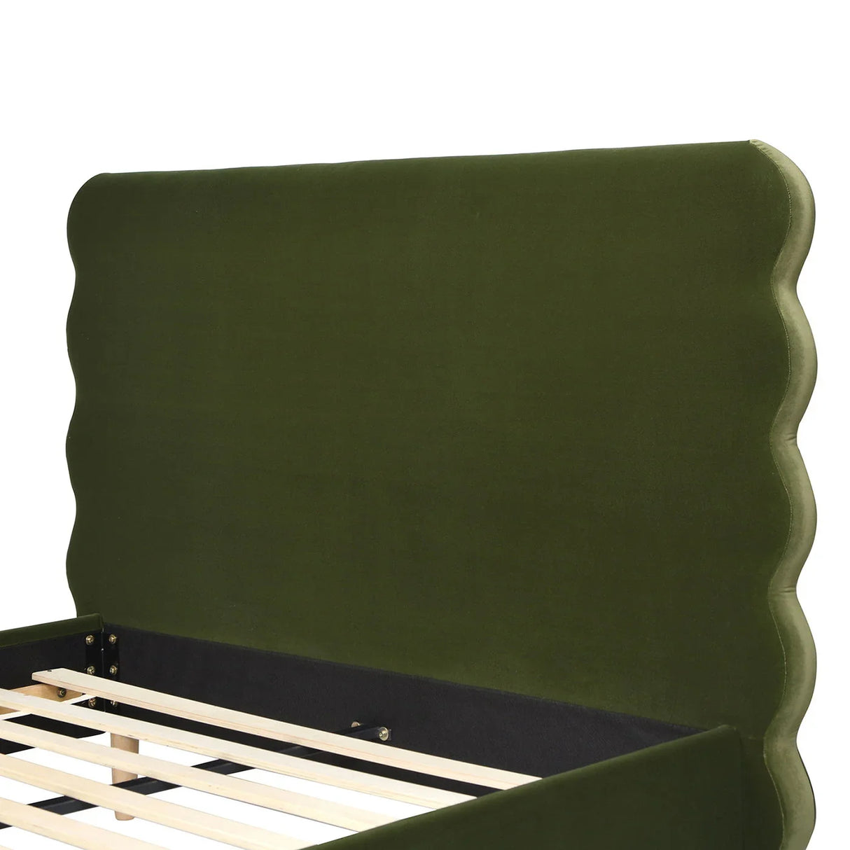 Stockholm - Modern Wavy Headboard Platform Bed - Furniture Home Direct