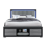 Emilia - Bed With Storage And LED Lighting - Furniture Home Direct