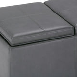 Avalon - Upholstered Storage Ottoman - Furniture Home Direct