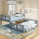 Solid Construction Bunk Bed & Ladder - Furniture Home Direct