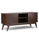 Draper - Handcrafted Mid Century Low TV Media Stand - Furniture Home Direct