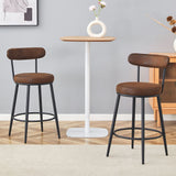 Fashionable Ergonomic High Legged Bar Chairs (Set of 2) - Furniture Home Direct
