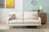 Bahamas - Minimalistic Sofa With 2 Throw Pillows - Furniture Home Direct