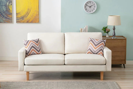 Bahamas - Minimalistic Sofa With 2 Throw Pillows - Furniture Home Direct