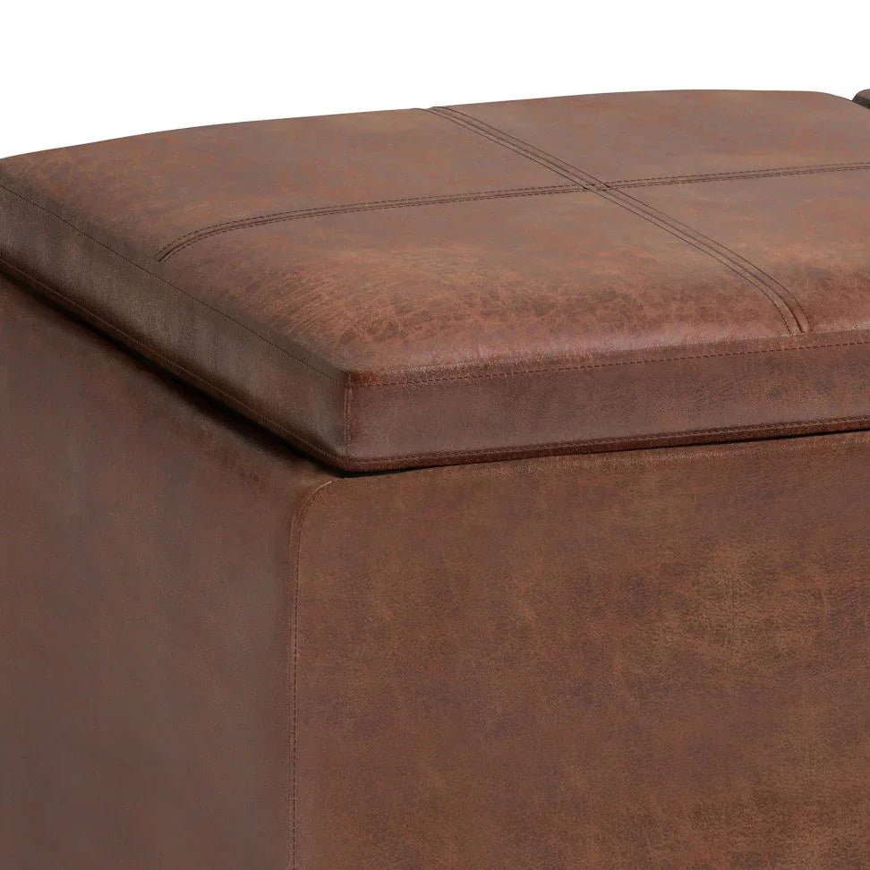 Avalon - Upholstered Storage Ottoman - Furniture Home Direct