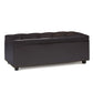 Hamilton - Upholstered Lift Top Rectangular Storage Ottoman - Furniture Home Direct