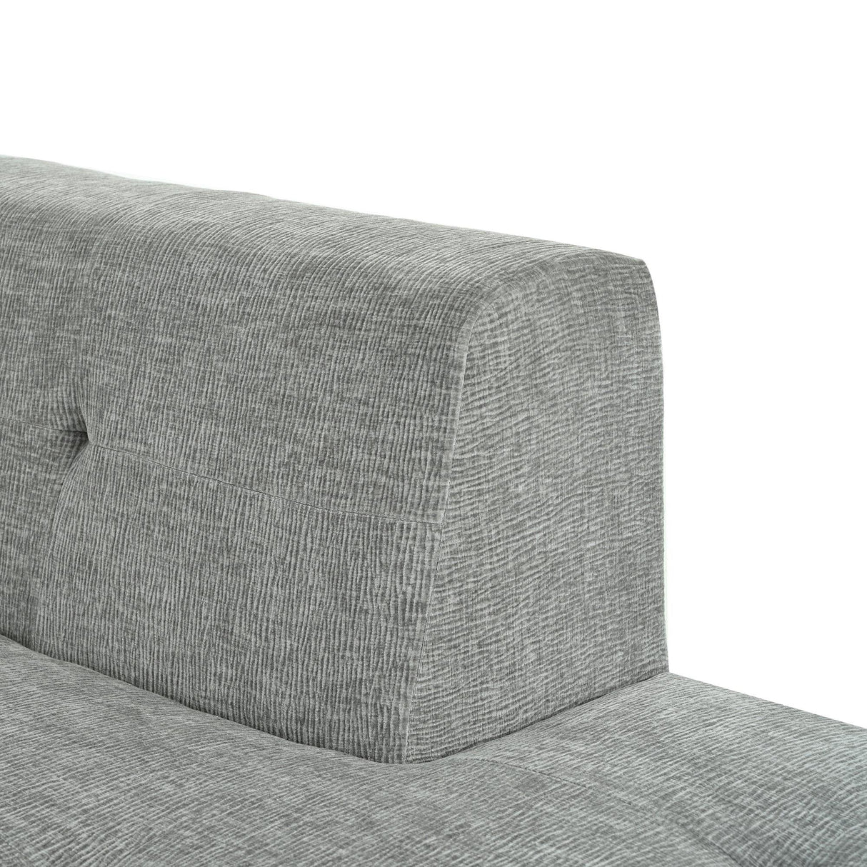Modular Sectional Sofa in Chenille for Living Rooms Gray - Furniture Home Direct