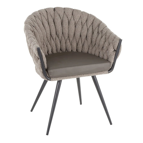 Matisse - Braided Contemporary Chair - Furniture Home Direct