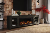 Tybee - Electric Fireplace TV Console For TVs Up To 95" - Clove - Furniture Home Direct