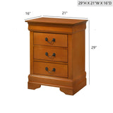 Louis Phillipe - Nightstand - Wood - Furniture Home Direct