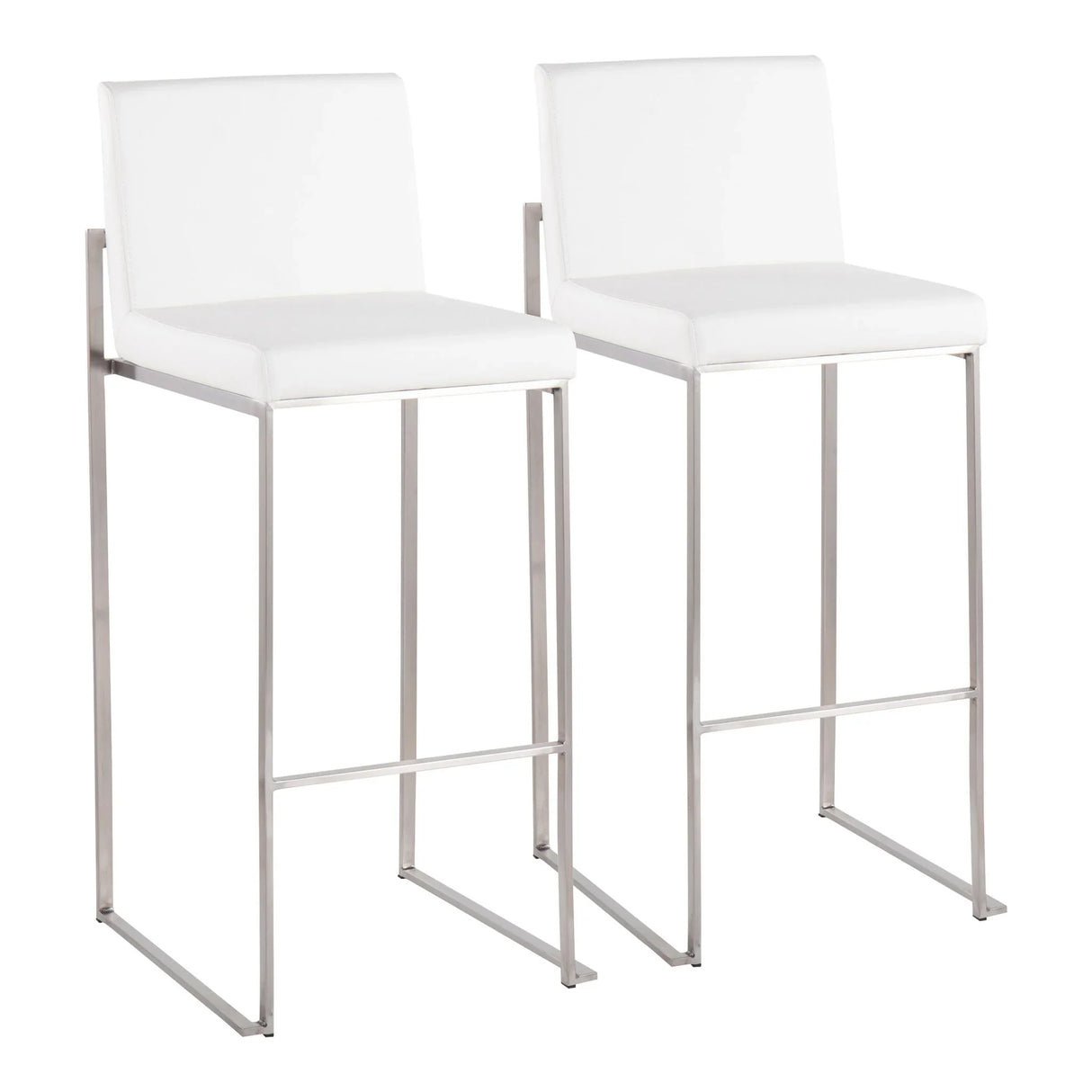 Fuji - Contemporary And Modern Elegance High Back Barstool - Furniture Home Direct