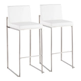 Fuji - Contemporary And Modern Elegance High Back Barstool - Furniture Home Direct
