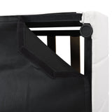 Storage Bed With Hydraulic Lift Platform, Upholstered White - Furniture Home Direct