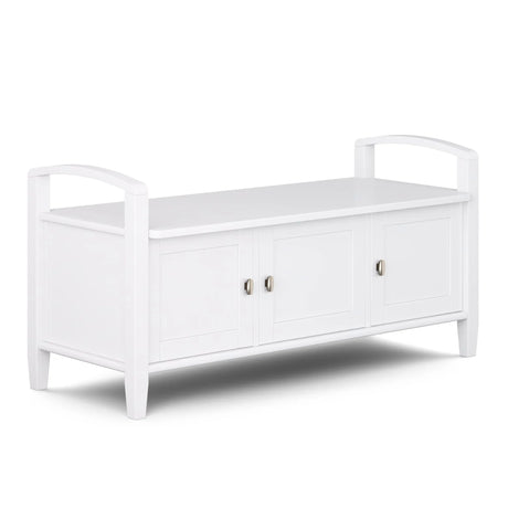 Warm Shaker - Handcrafted Entryway Storage Bench - Furniture Home Direct