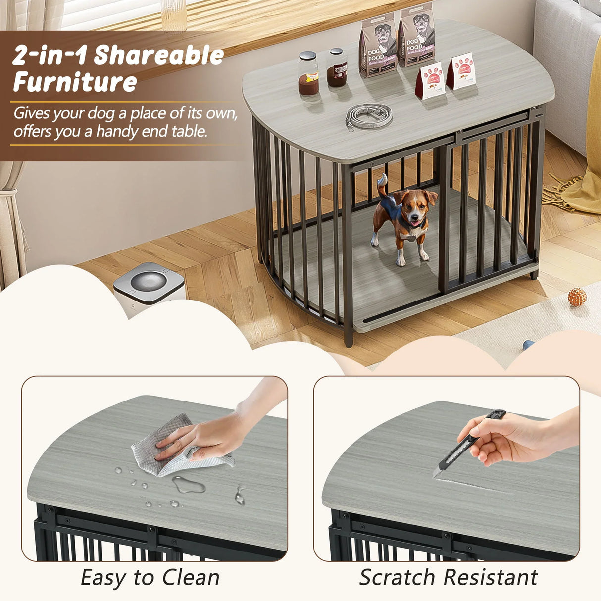 Furniture Style Dog Crate For Small And Medium Dogs - Furniture Home Direct