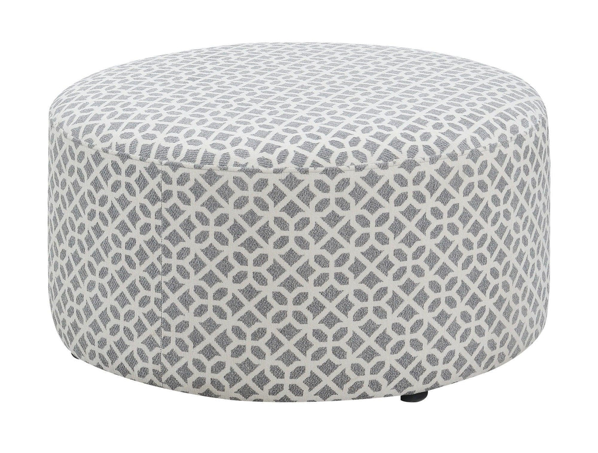 Ranger - Round Ottoman - Gray - Furniture Home Direct