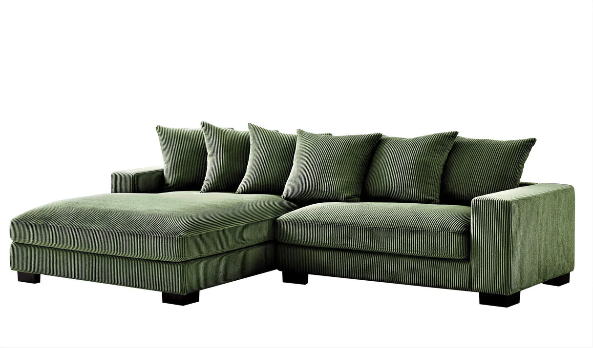 Luxe - Oversized 2 Piece Sectional Couches For Living Room, L Shaped Sofa With Chaise - Furniture Home Direct