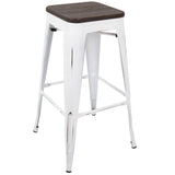 Oregon - Contemporary Barstool (Set of 2) - Furniture Home Direct