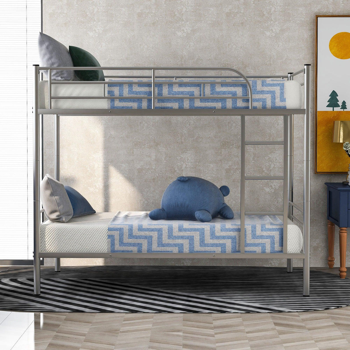 Steel Construction Bunk Bed - Furniture Home Direct