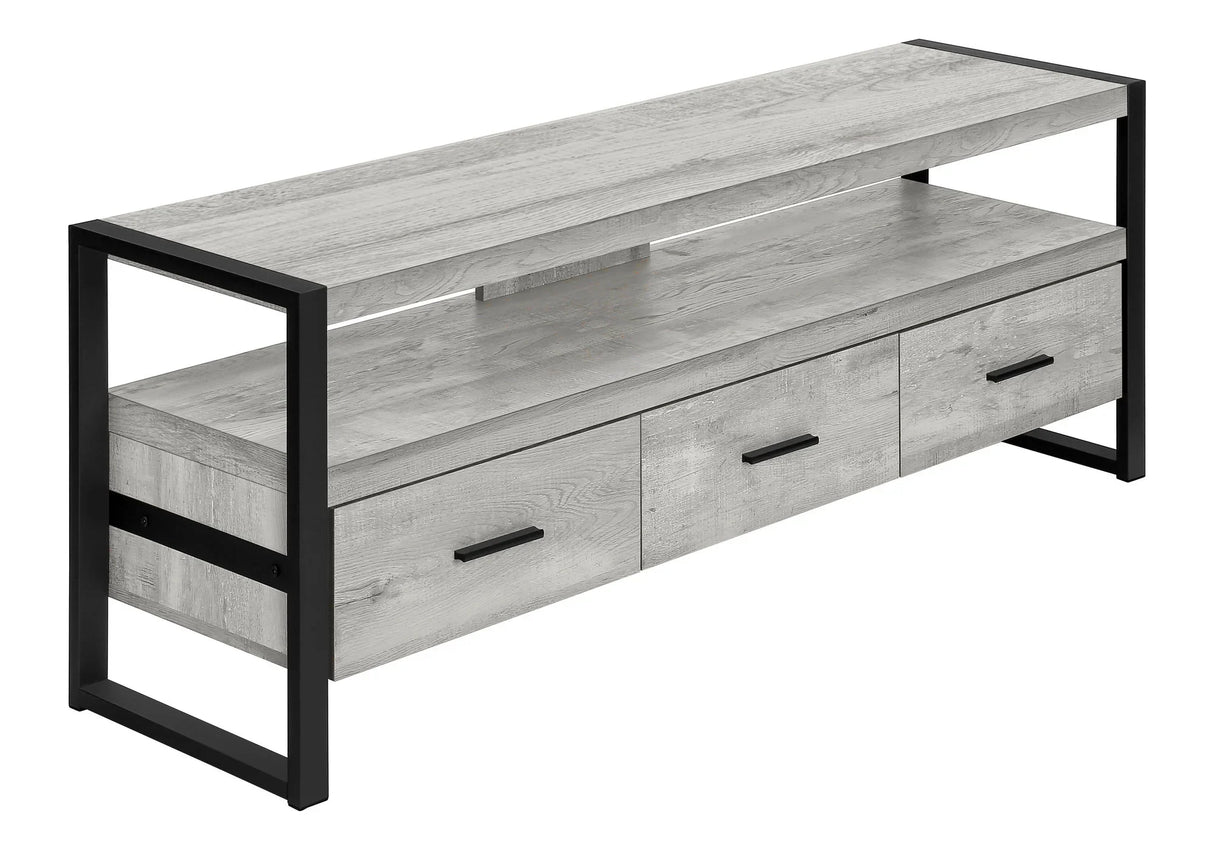 TV Stand, Console, Media Entertainment Center, Storage Drawers, Modern - Furniture Home Direct