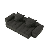 Modern Oversized Diy Combination Modular Sectional Sofa With Pillows - Furniture Home Direct