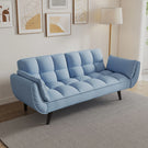 Sofa Soft Two Armrests Throw Pillow Pillow Comfortable Fit Apartment Bedroom Small Space - Furniture Home Direct