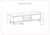 Lennon - Handcrafted Low TV Stand - Furniture Home Direct