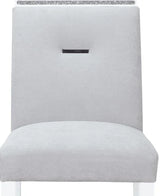 Dining Set Contemporary Rubber Wood Table Chairs White - Furniture Home Direct