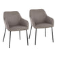 Daniella - Contemporary, Dining Chair (Set of 2) - Furniture Home Direct