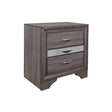 Ryder - Sparkle Nightstand - Gray - Furniture Home Direct