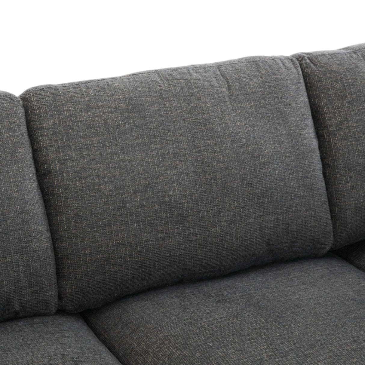 Sectional Sofa, Modular With USB Ports And Ottoman, Grey - Furniture Home Direct