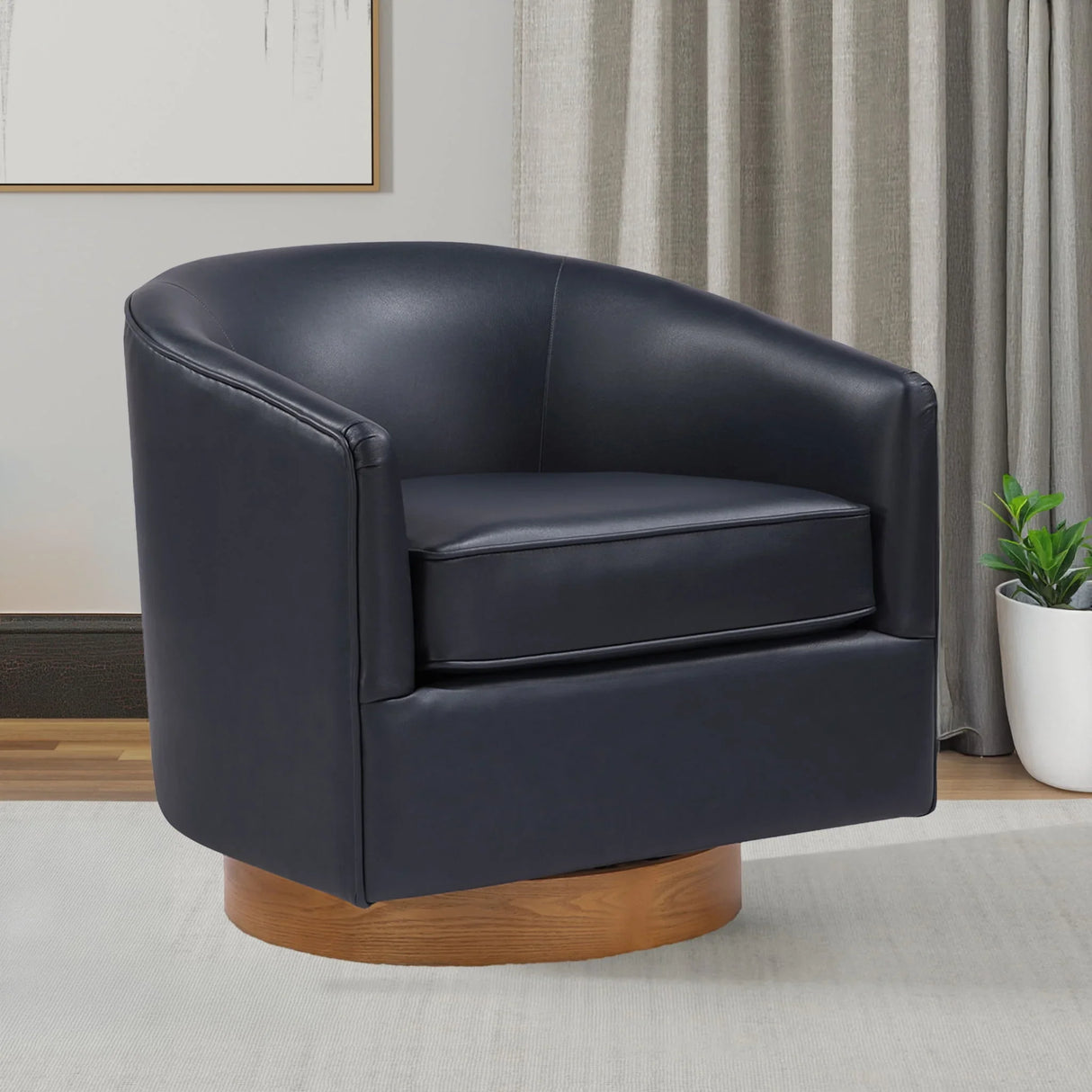 Maisy - Barrel Swivel Chair - Furniture Home Direct
