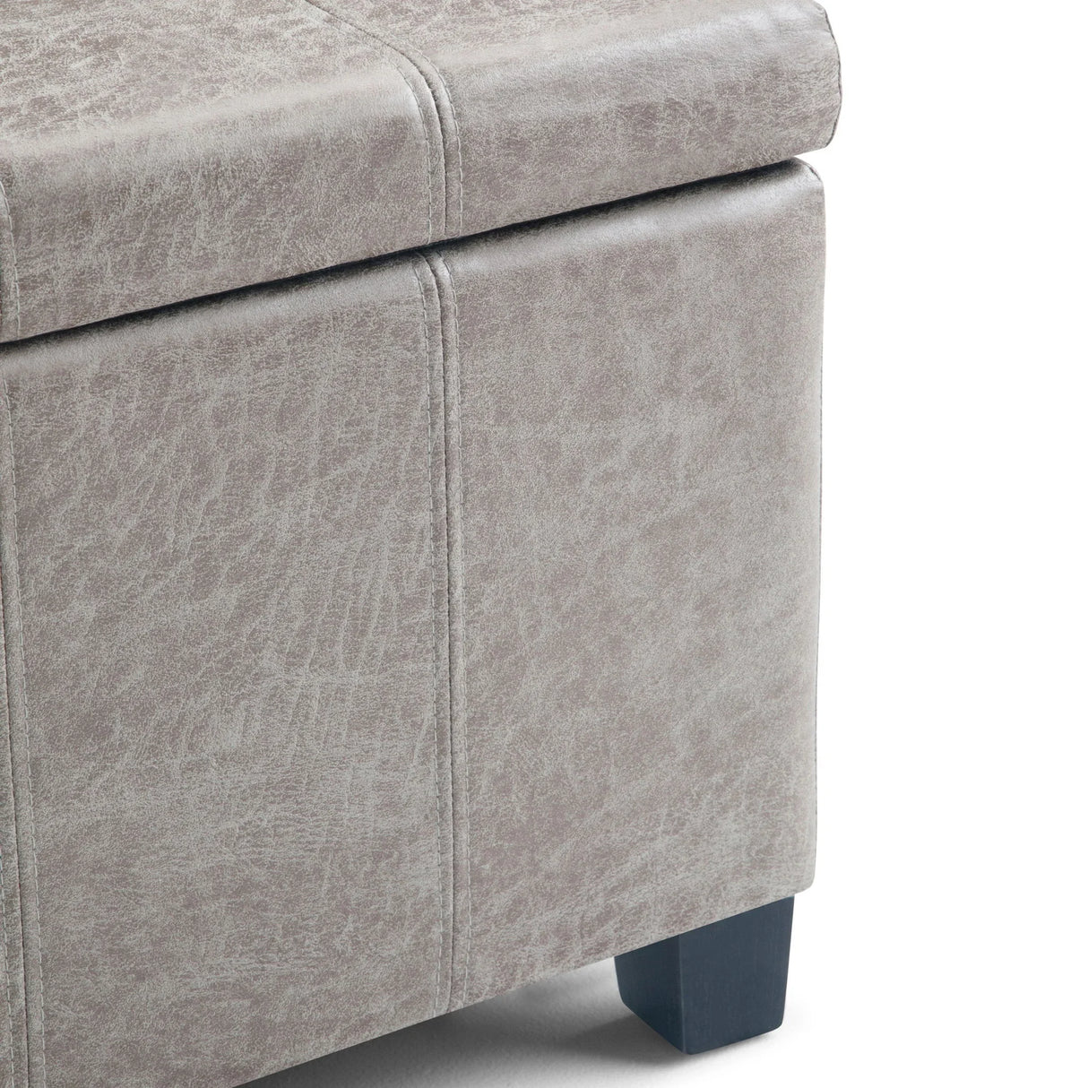 Dover - Upholstered Storage Ottoman Bench - Furniture Home Direct