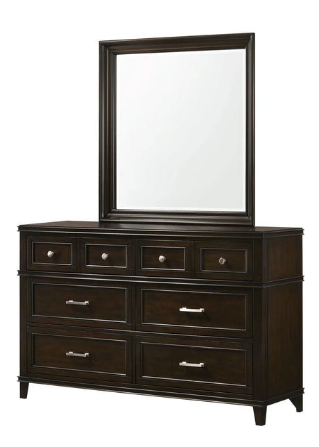 Merlot - 6 Drawer Dresser - Mahogany - Furniture Home Direct