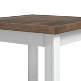 Hampton - Side Table - Jasmine Whitewash / Barnwood - Furniture Home Direct