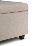 Castleford - Contemporary Storage Ottoman - Furniture Home Direct