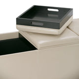 Avalon - Upholstered Storage Ottoman - Furniture Home Direct