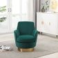 Teddy Swivel Barrel Chair, Swivel Accent Chairs Armchair For Living Room - Furniture Home Direct