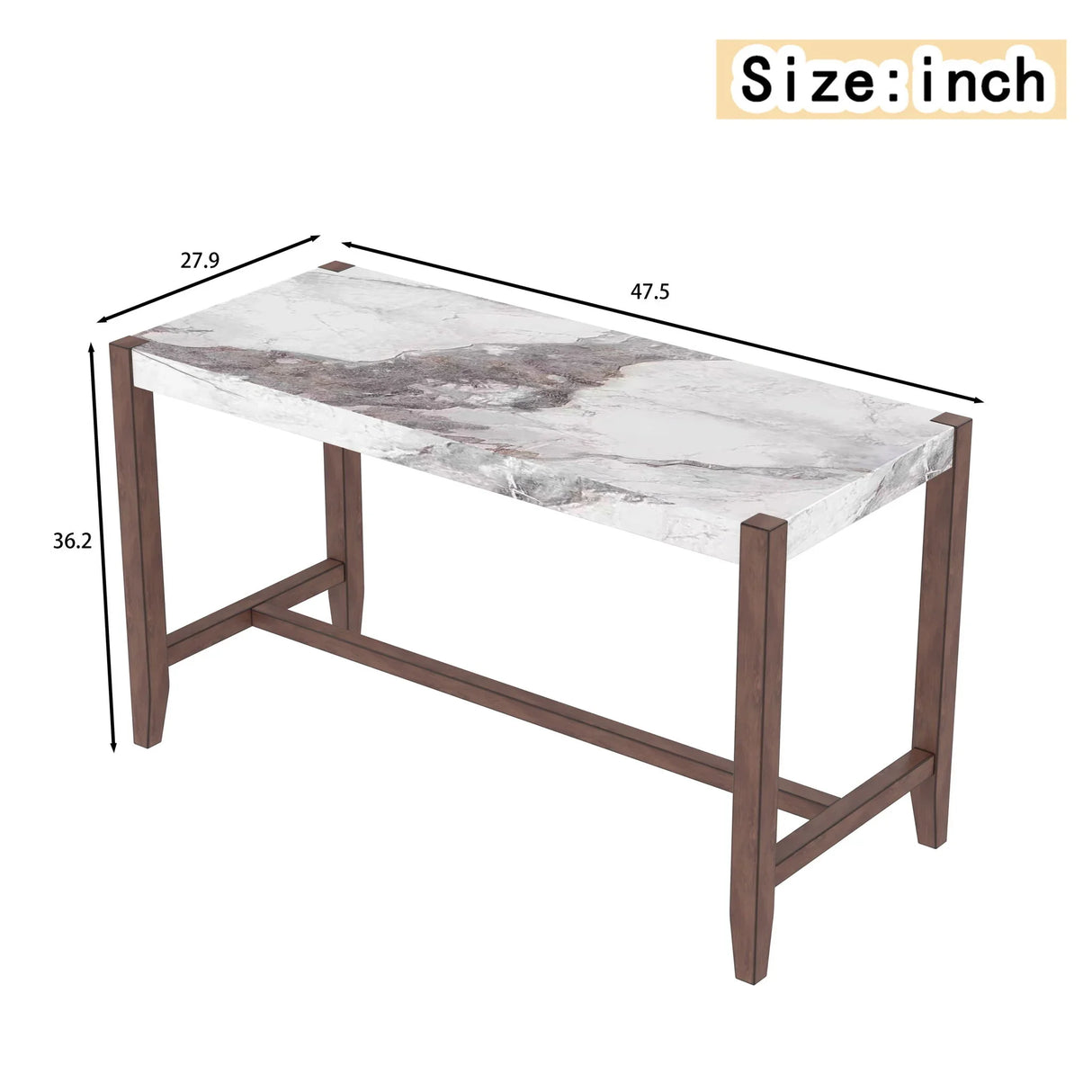 Counter Height Bar Table For Kitchen - Furniture Home Direct