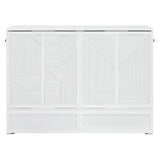 Murphy Bed With Large Drawer, USB Ports And Outlets - Furniture Home Direct