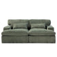 Double Chaise Lounge Chair, Oversized Upholstered Sleeper Cloud Couch - Furniture Home Direct