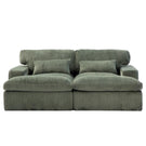 Double Chaise Lounge Chair, Oversized Upholstered Sleeper Cloud Couch - Furniture Home Direct