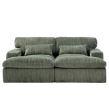 Double Chaise Lounge Chair, Oversized Upholstered Sleeper Cloud Couch - Furniture Home Direct